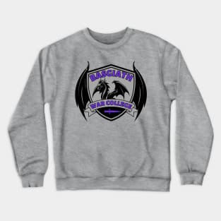 Basgiath War College Wing Crest Purple Crewneck Sweatshirt